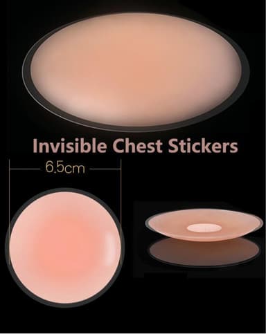 Usynlig brysttape / bh Flower (one size) Beige
