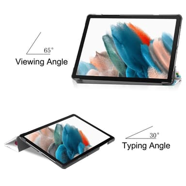 Trifoldet stativetui til Samsung Galaxy Tab A9+ 11"" - Butterflies