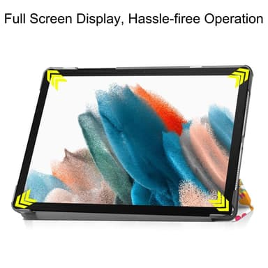 Trifoldet stativetui til Samsung Galaxy Tab A9+ 11"" - Butterflies