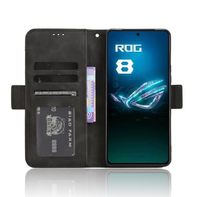 SKALO Asus ROG Phone 8 Pro 5G 6-RUM Pungetaske - Sort