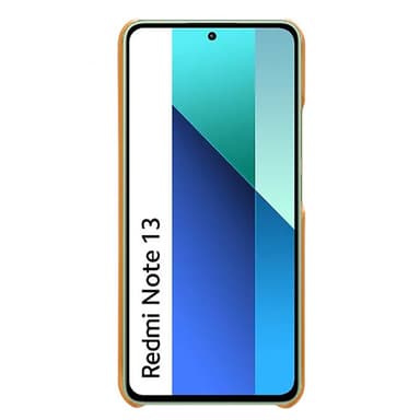 SKALO Xiaomi Redmi Note 13 4G PU-læder Kortholder Cover - Brun