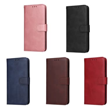 SKALO Samsung A25 5G PU-læder Pungetui - Pink
