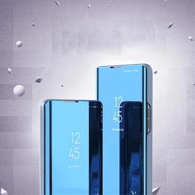 SKALO Xiaomi Redmi Note 13 Pro 5G Clear View Mirror Etui - Rosa guld