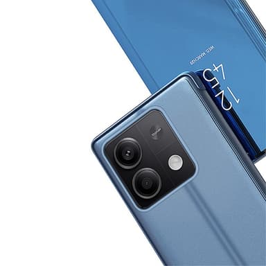SKALO Xiaomi Redmi Note 13 Pro 5G Clear View Mirror Etui - Rosa guld