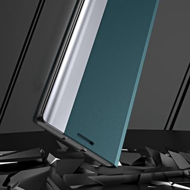 SKALO Xiaomi Redmi Note 13 Pro 5G Ultraslim PU læderetui - Sort