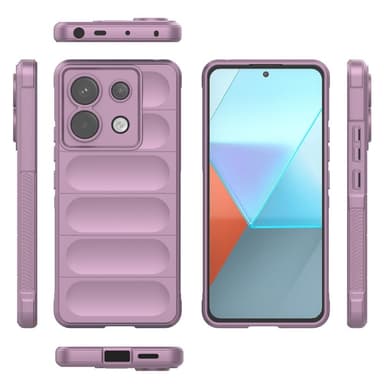 SKALO Xiaomi Redmi Note 13 Pro 5G Puffer Bumper TPU-Cover - Lilla