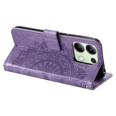 SKALO Xiaomi Redmi Note 13 4G Mandala Flip Cover - Lilla