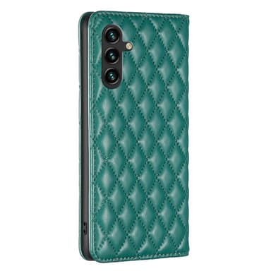 SKALO Samsung A15 4G BINFEN COLOR Big Wallet Quilted Flip Cover - Grøn