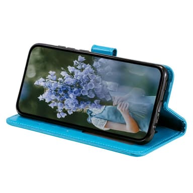 SKALO Samsung A15 4G Mandala Flip Cover - Blå