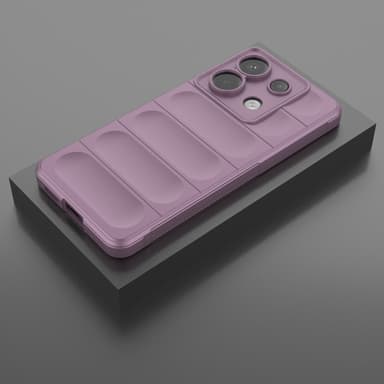 SKALO Xiaomi Redmi Note 13 Pro 5G Puffer Bumper TPU-Cover - Lilla
