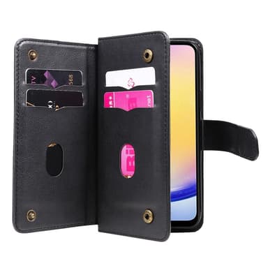 SKALO Samsung A25 5G 10-RUM Flip Cover - Sort