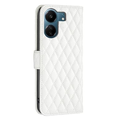 SKALO Xiaomi Redmi 13C 4G BINFEN COLOR Quiltet Pung - Hvid