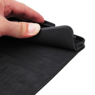 SKALO Xiaomi Redmi Note 13 5G BETOPNICE 001 Pungetui i PU-læder - Sort