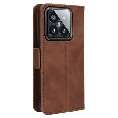 SKALO Xiaomi 14 5G 6-RUM Pungetaske - Brun