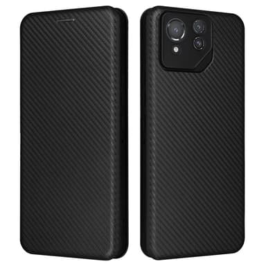 SKALO Asus ROG Phone 8 Pro 5G Carbon Fiber Pungetui - Sort
