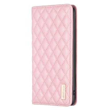 SKALO Samsung A15 4G BINFEN COLOR Big Wallet Quilted Flip Cover - Pink