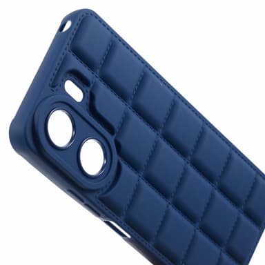 SKALO Xiaomi Redmi 13C 4G Puffer Bumper TPU-Cover - Mørkeblå