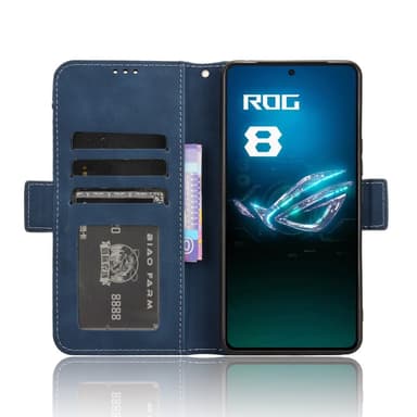 SKALO Asus ROG Phone 8 Pro 5G 6-RUM Pungetaske - Blå