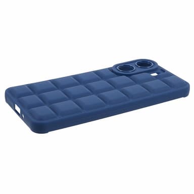 SKALO Xiaomi Redmi 13C 4G Puffer Bumper TPU-Cover - Mørkeblå