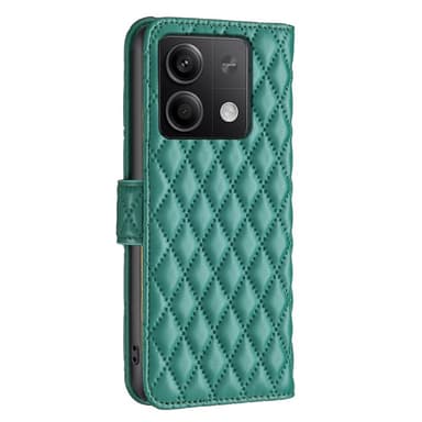 SKALO Xiaomi Redmi Note 13 4G BINFEN COLOR Quiltet Pung - Grøn