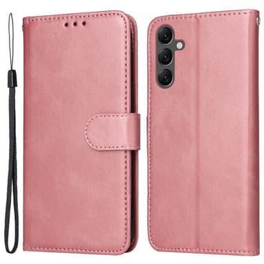SKALO Samsung A25 5G PU-læder Pungetui - Pink