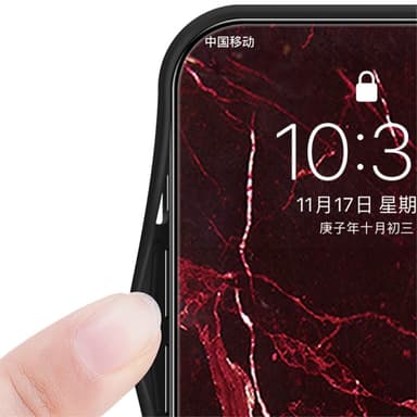 SKALO Xiaomi Redmi Note 13 Pro+ Marmor hærdet glas TPU Cover - #1