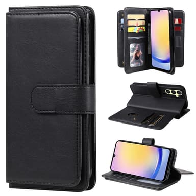 SKALO Samsung A25 5G 10-RUM Flip Cover - Sort