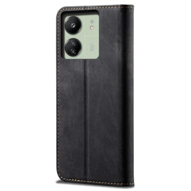 SKALO Xiaomi Redmi 13C 4G Jeans Flip Cover - Sort