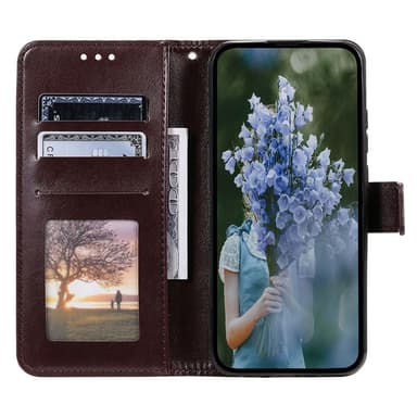 SKALO Xiaomi Redmi 13C 4G Mandala Flip Cover - Brun