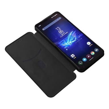 SKALO Asus ROG Phone 8 Pro 5G Carbon Fiber Pungetui - Sort