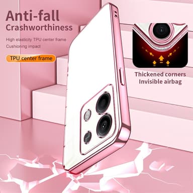 SKALO Xiaomi Redmi Note 13 5G Electroplating Farve Cover - Blå