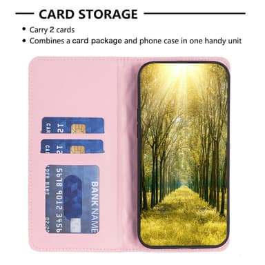 SKALO Samsung A15 4G BINFEN COLOR Big Wallet Quilted Flip Cover - Pink