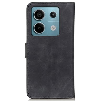 SKALO Xiaomi Redmi Note 13 Pro 5G KHAZNEH Pungetui i PU-læder - Sort