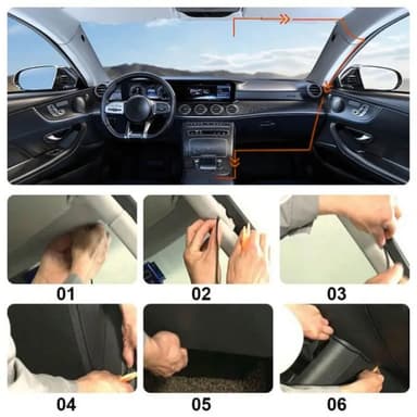 3-tommer bil instrumentbræt kamera 1080P Full HD optagelse