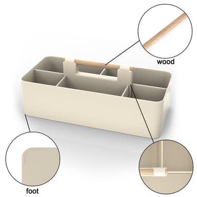 Kosmetiktaske Makeup-taske Toilettaske Make Up (khaki)