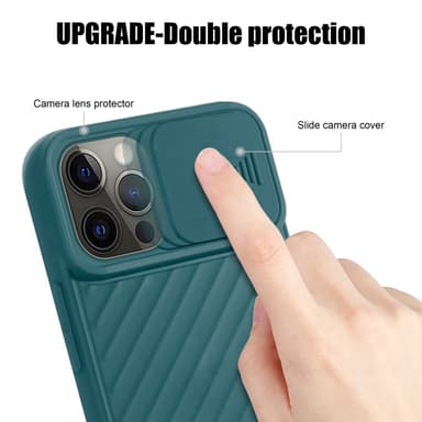 iPhone 13 PRO MAX Cover Etui Case (Grøn)