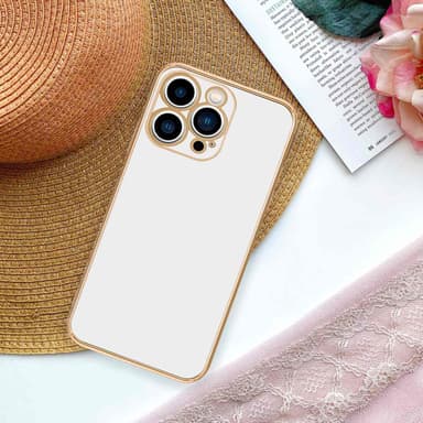 iPhone 14 PRO MAX Cover Etui Case (Hvid)
