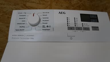 AEG topbetjent vaskemaskine L6TEP620K - brugt
