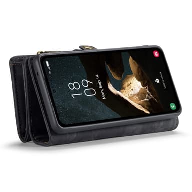 CASEME til Samsung Galaxy A55 5G 2-i-1 tegnebog taske - Sort