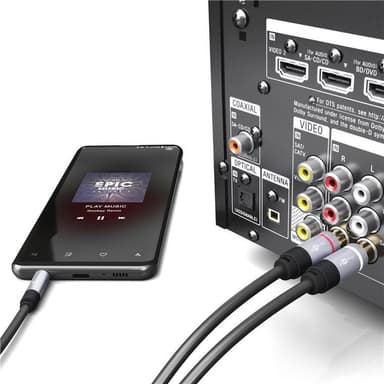 MP3 Jack til RCA Audio Adapterkabel