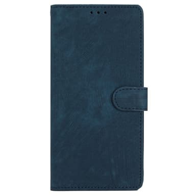 SKALO iPhone 15 Pro Max Flip Cover m. pung i PU-læder - Blå