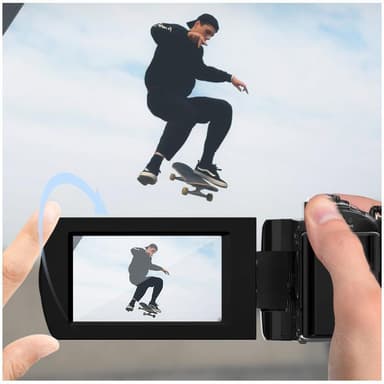 Videokamera 4K/48 megapixel/16x zoom/nattesyn/fjernbetjening