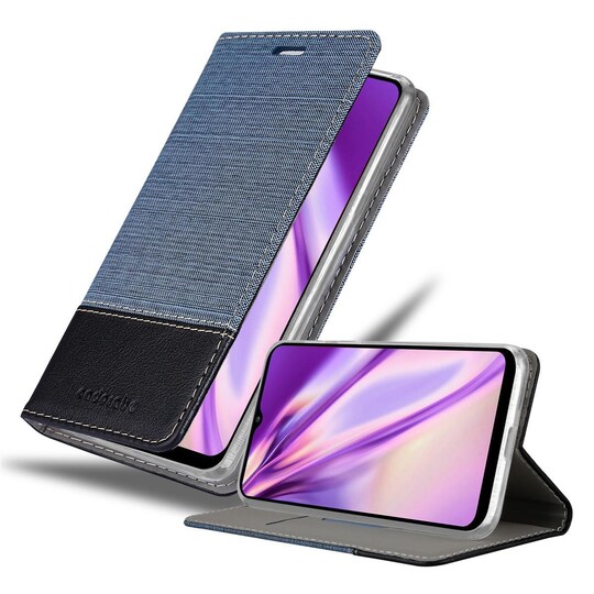 Samsung Galaxy A02s Pungetui Cover Case (Blå)