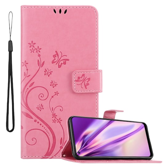 Oppo A94 5G Pungetui Cover Case (Lyserød)