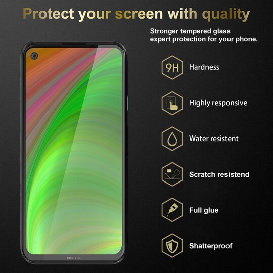 Nokia 3.4 Skærmbeskytter Beskyttelsesglas