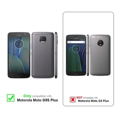 Motorola MOTO G5S PLUS Etui Cover Kæde (Rød)