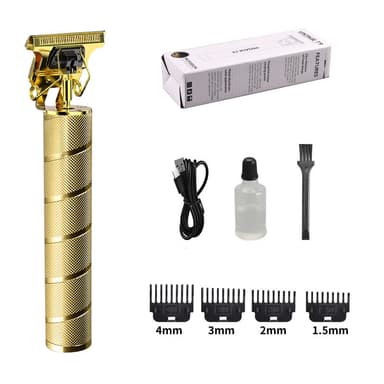 Elektrisk hårklipper/trimmer Guld