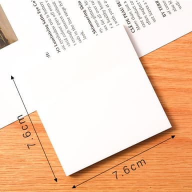 Gennemsigtige sticky notes 10-pak (500 ark) M