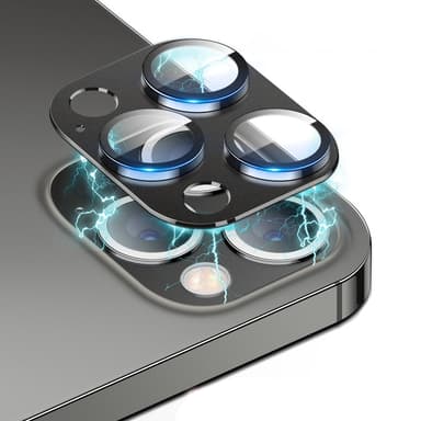 iPhone kamera linsebeskytter høj klarhed fuld beskyttelse 2-pak iPhone 15 Pro Max / Ultra