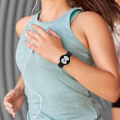 Silikone urrem til Garmin Vivoactive 4 / Vivoactive 3 / Venu 22 mm Sort 22 mm